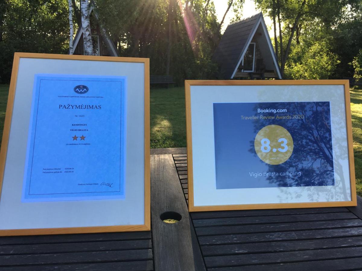 Vigio Brasta Camping Elektrenai Eksteriør billede